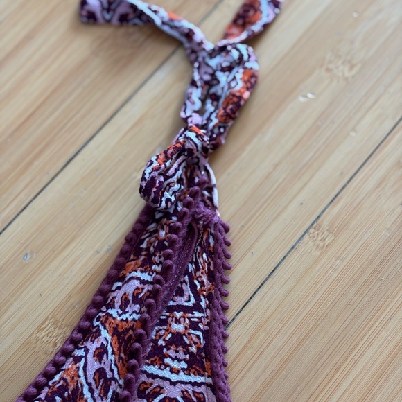 Misa Los Angeles Vibrant Red and Purple Dress - Picture 4 of 7